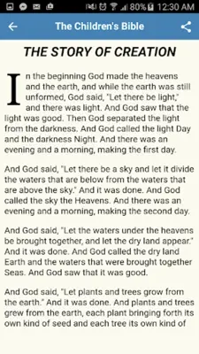 The Children's Bible android App screenshot 1